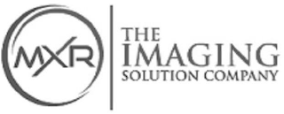 MXR THE IMAGING SOLUTION COMPANY logo