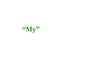 "MY" logo