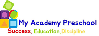 MY ACADEMY PRESCHOOL SUCCESS. EDUCATION. DISCIPLINE logo