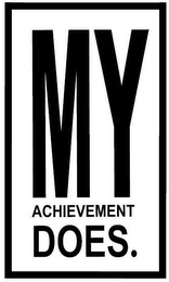 MY ACHIEVEMENT DOES. logo