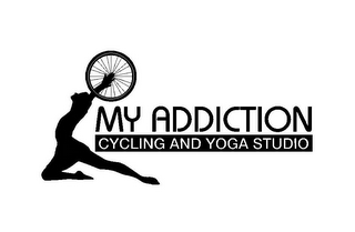 MY ADDICTION CYCLING AND YOGA STUDIO logo
