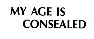 MY AGE IS CONSEALED logo