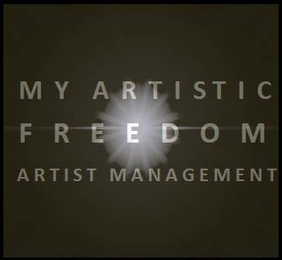 MY ARTISTIC FREEDOM ARTIST MANAGEMENT logo
