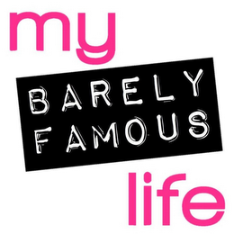 MY BARELY FAMOUS LIFE logo