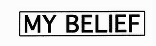 MY BELIEF logo