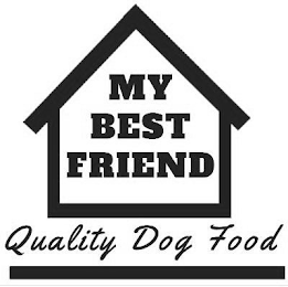 MY BEST FRIEND QUALITY DOG FOOD logo