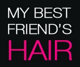 MY BEST FRIEND'S HAIR logo