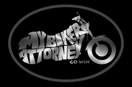 MY BIKER ATTORNEY GO WIN logo