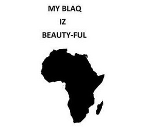 MY BLAQ IZ BEAUTY-FUL logo