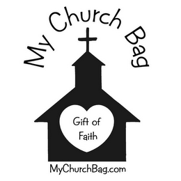 MY CHURCH BAG GIFT OF FAITH MYCHURCHBAG.COM logo
