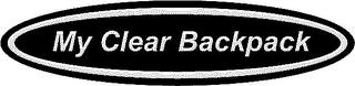MY CLEAR BACKPACK logo