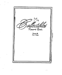 MY COLLECTIBLES RECORD BOOK PUBLISHED BY FRAN'S DESIGNS logo