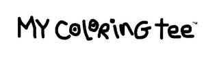 MY COLORING TEE logo
