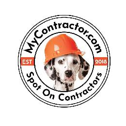 MY CONTRACTOR.COM EST 2018 SPOT ON CONTRACTORS logo