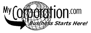 MY CORPORATION.COM BUSINESS STARTS HERE! logo