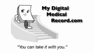 MY DIGITAL MEDICAL RECORD.COM "YOU CAN TAKE IT WITH YOU." logo