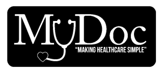 MY DOC "MAKING HEALTHCARE SIMPLE" logo
