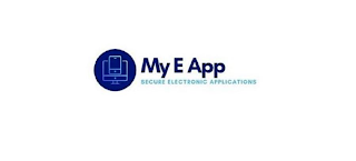 MY E APP SECURE ELECTRONIC APPLICATIONS logo