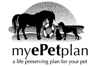 MY EPET PLAN A LIFE PRESERVING PLAN FOR YOUR PET logo