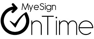 MY ESIGN ON TIME logo
