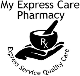 MY EXPRESS CARE PHARMACY EXPRESS SERVICE QUALITY CARE RX logo