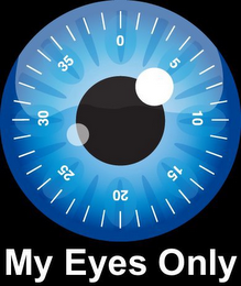 MY EYES ONLY 0 5 10 15 20 25 30 35 logo