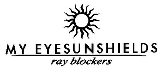 MY EYESUNSHIELDS RAY BLOCKERS logo