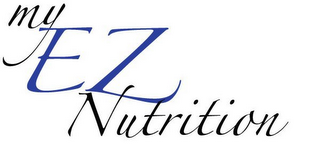 MY EZ NUTRITION logo