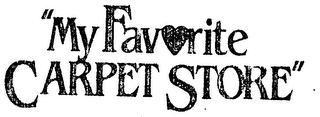"MY FAVORITE CARPET STORE" logo