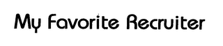MY FAVORITE RECRUITER logo