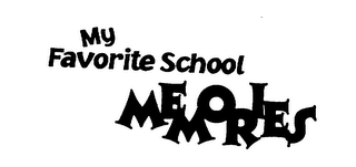 MY FAVORITE SCHOOL MEMORIES logo