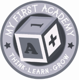 MY FIRST ACADEMY THINK LEARN GROW 1 A + logo