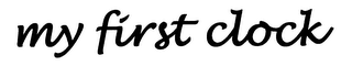 MY FIRST CLOCK logo