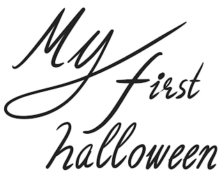 MY FIRST HALLOWEEN logo