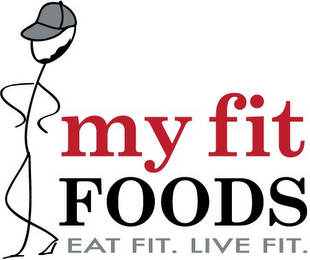 MY FIT FOODS EAT FIT. LIVE FIT. logo