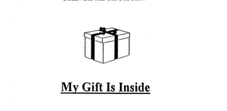 MY GIFT IS INSIDE logo