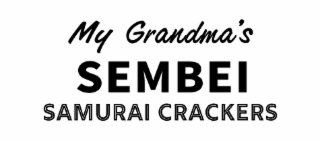 MY GRANDMA'S SEMBEI SAMURAI CRACKERS logo