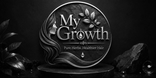 MY GROWTH PURE HERBS. HEALTHIER HAIR logo