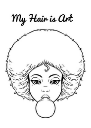 MY HAIR IS ART logo