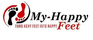 MY-HAPPY TURN ACHY FEET INTO HAPPY FEET logo