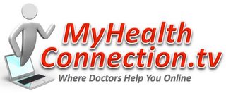 MY HEALTH CONNECTION.TV WHERE DOCTORS HELP YOU ONLINE logo
