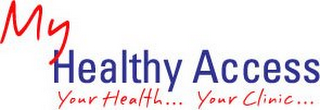 MY HEALTHY ACCESS YOUR HEALTH... YOUR CLINIC... logo