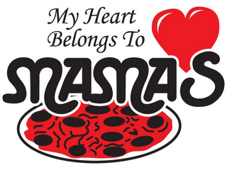 MY HEART BELONGS TO MAMAS logo
