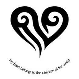 MY HEART BELONGS TO THE CHILDREN OF THE WORLD logo
