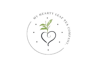 MY HEARTY LEAF TEA COMPANY. logo