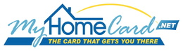 MY HOME CARD.NET THE CARD THAT GETS YOU THERE logo