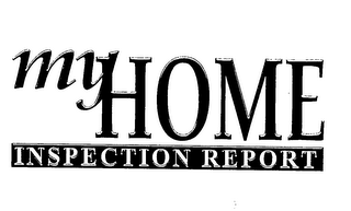 MY HOME INSPECTION REPORT logo