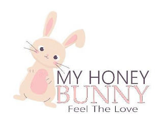 MY HONEY BUNNY FEEL THE LOVE logo