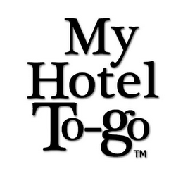 MY HOTEL TO-GO