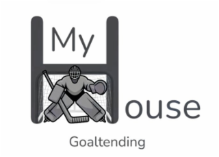 MY HOUSE GOALTENDING logo